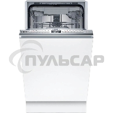 Встраиваемая посудомоечная машина Bosch SPV4EMX10E, серебристый, 44.8 см, 10 компл., 44 дБ, класс C