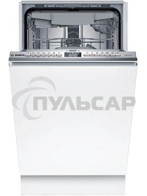 Встраиваемая посудомоечная машина Bosch SPV4EMX10E, серебристый, 44.8 см, 10 компл., 44 дБ, класс C