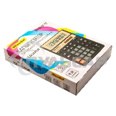 Калькулятор настольный Silwerhof SH-888X-12 черный 12-разр.