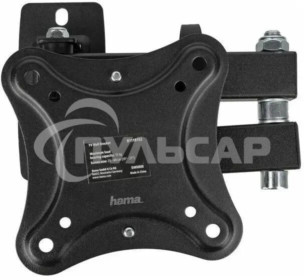 Кронштейн для телевизора Hama Fullmotion черный 10