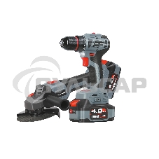 Аккумуляторный бесщеточный НАБОР 2в1 Тип-2 УШМ MKDGA-18V и шуруповерт MKBL-18B (Li-ion-2шт 18В, 4.0А·ч, З/У)