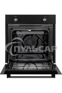 Духовой шкаф электрический Weissgauff EOM 180 B черный, встраиваемый