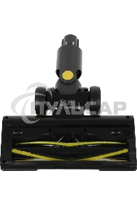 Пылесос вертикальный Centek CT-2573 черный/желтый, питание от аккумулятора, 215 Вт, уборка сухая, пылесборник 0.8 л, работа от АКБ max 45 мин