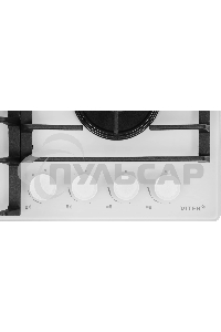 Газовая варочная панель Vitek VGH 6420 WG стекло белое