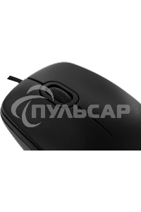 Мышь проводная Logitech B100 черный, 1000 dpi, USB, кнопки - 3