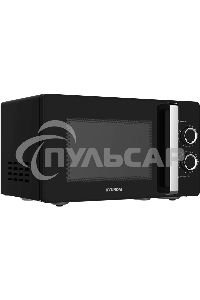 Микроволновая печь Hyundai HYM-M2012 черный/хром, 23 л, 800 Вт, переключатели - поворотный механизм