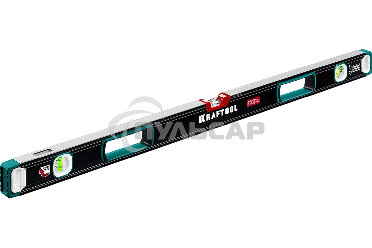 Уровень Kraftool A-RATE CONTROL 2000 мм, сверхпрочный уровень с зеркальным глазком