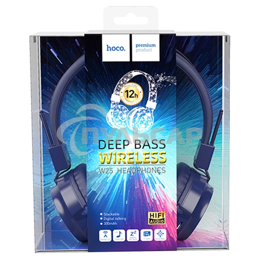 Гарнитура беспроводная полноразмерная HOCO W25, синий