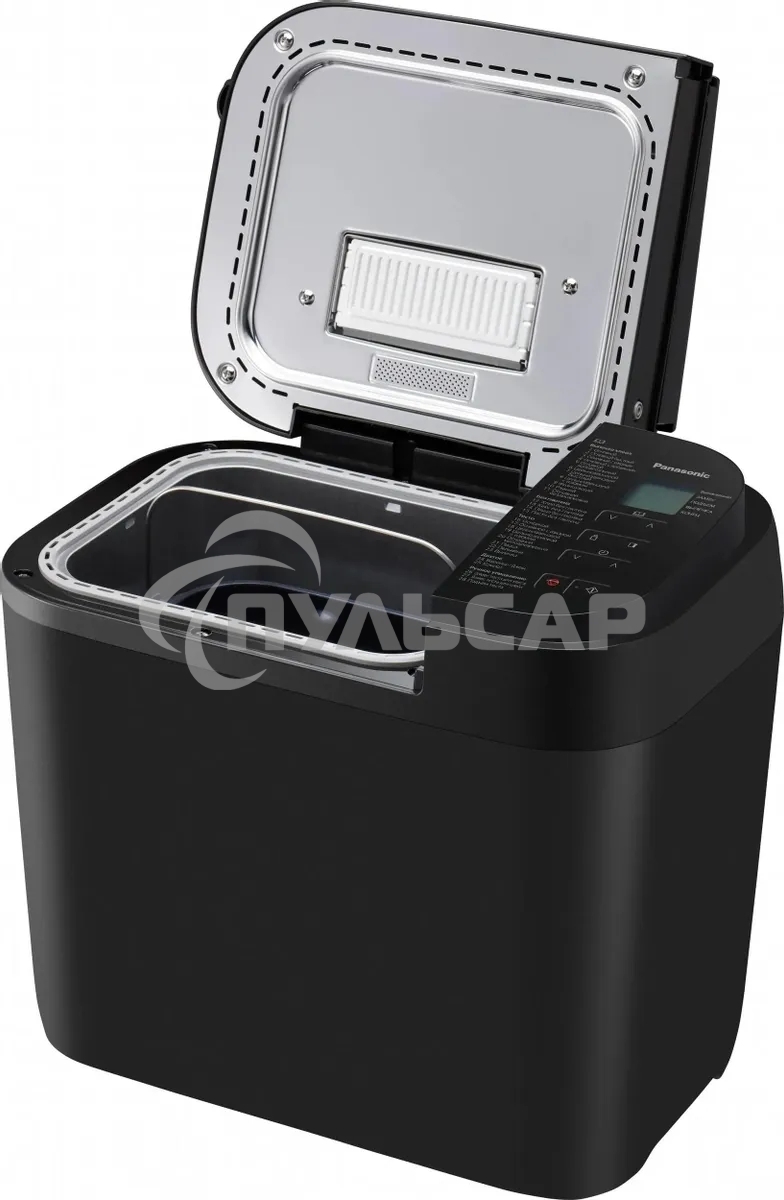 Хлебопечь Panasonic SD-R2530KTS черный, 550 Вт, программ - 28 шт, вес выпечки - 1.1 кг