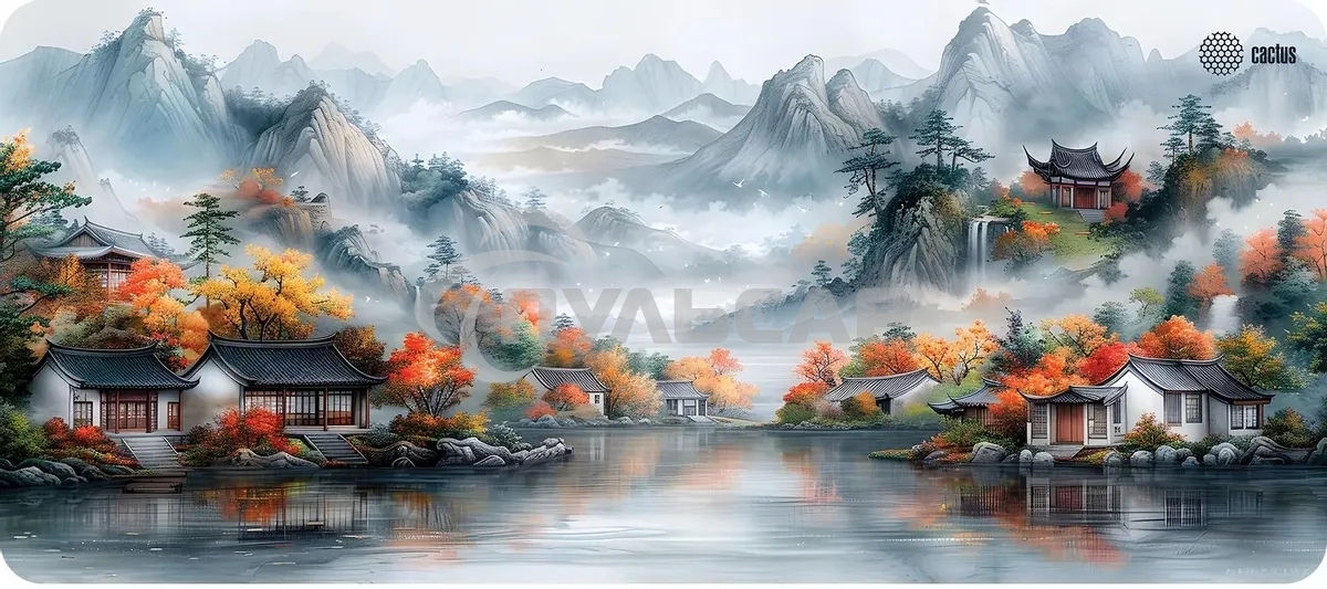 Коврик для мыши Cactus Beautiful nature 900x400x4мм (CS-MP-JAC01XXL)