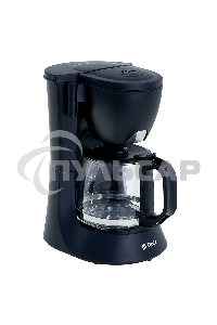 Кофеварка капельная Delta DL-8153 черный, исп. кофе - молотый, 0,6 л, 600 Вт