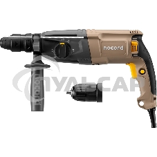 Перфоратор Nocord NHD-800.30.2, 800 Вт, 3.0 Дж, 3 режима, быстросъ емный патрон SDS+ и кулачковый патрон в комплекте