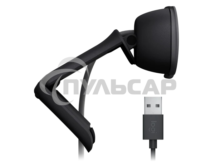 Веб-камера Logitech Webcam Brio 100, 1920x1080, GRAPHITE, защитная шторка, 960-001585