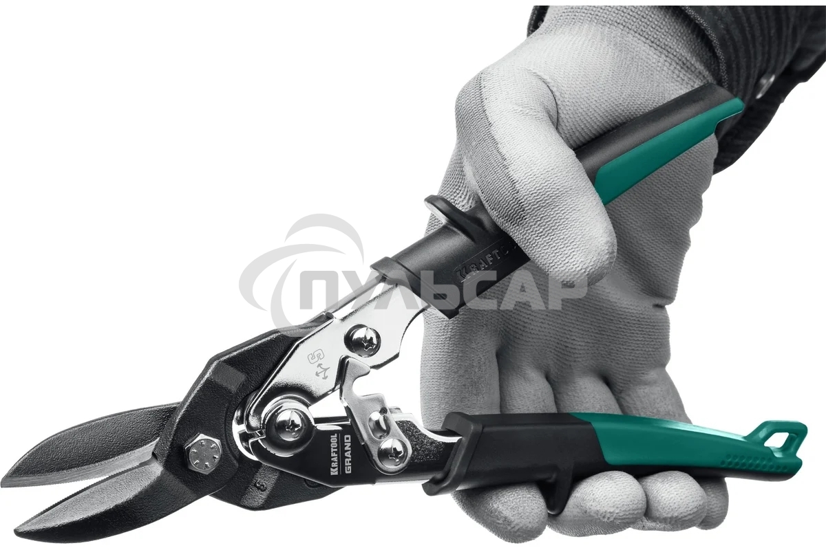 Ножницы по твердому металлу, прямые,Cr-Mo, 260 мм, KRAFTOOL GRAND