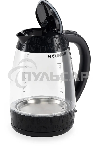 Чайник электрический Hyundai HYK-G4505 2л. 2200Вт черный (корпус: стекло)