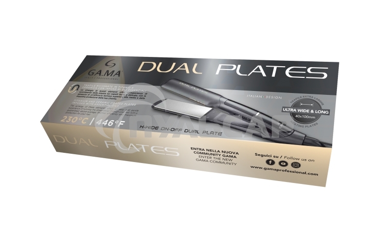 Выпрямитель для волос GA.MA X - WIDE ONOFF PTC DUAL PLATES AF (GI3034)