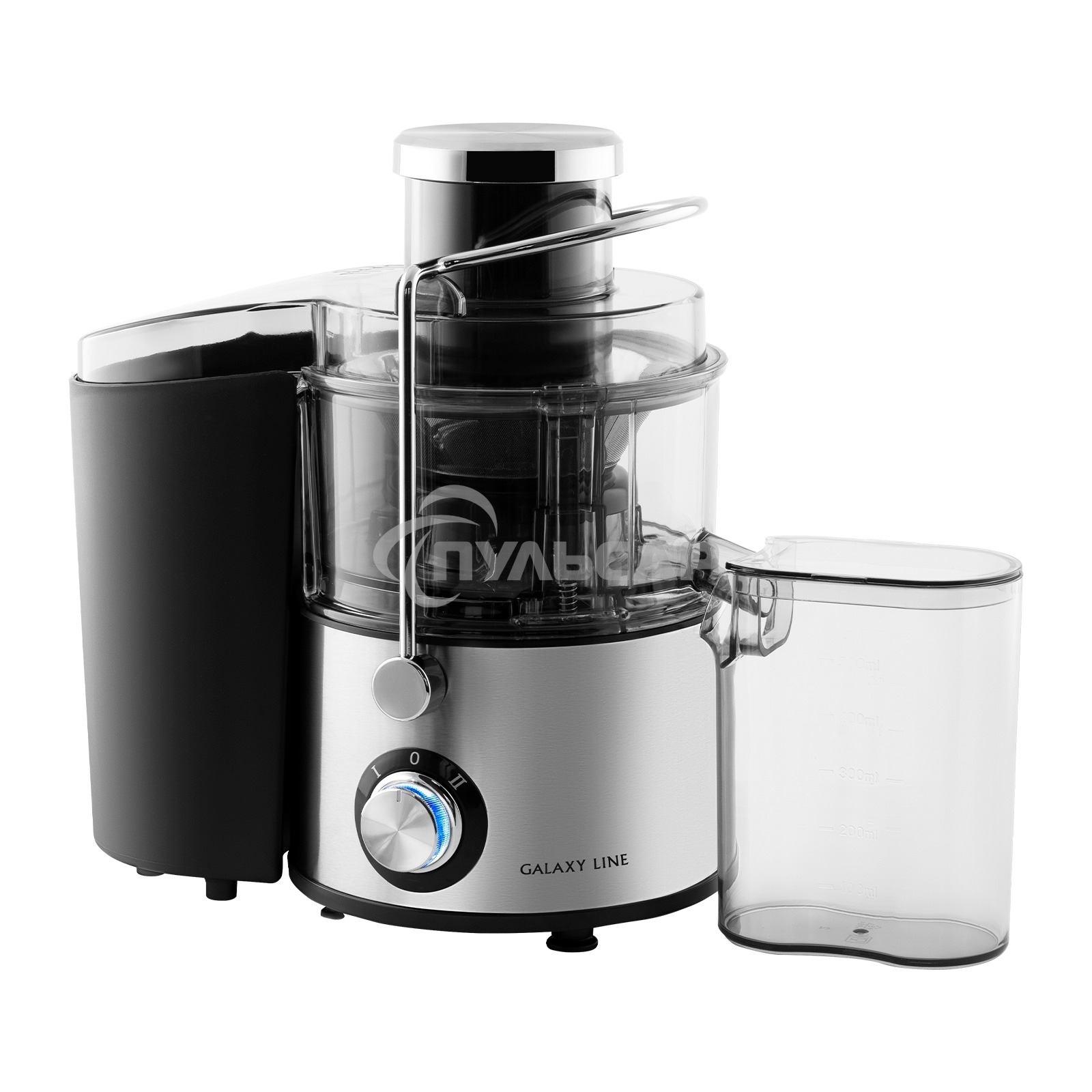 Соковыжималка центробежная Galaxy Line GL 0810 1200Вт рез.сок.:500мл. серебристый