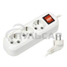 Удлинитель Smartbuy (SBE-16-3-1.5-ZS) 3 гнз х 1,5 м (16А/3.5кВт, ПВС 3х1.0)