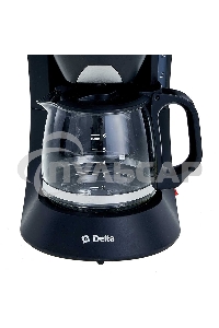 Кофеварка капельная Delta DL-8153 черный, исп. кофе - молотый, 0,6 л, 600 Вт