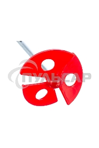 Миксер для красок, 60 х 6 х 350 мм, цилиндрический хвостовик Denzel