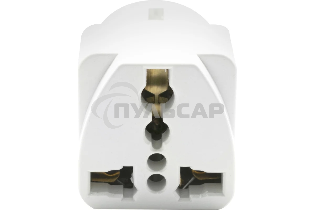 Адаптер сетевой универсальный OXION 220В, 16А, пластик PC, медь, OX-SKTADP220PBAG