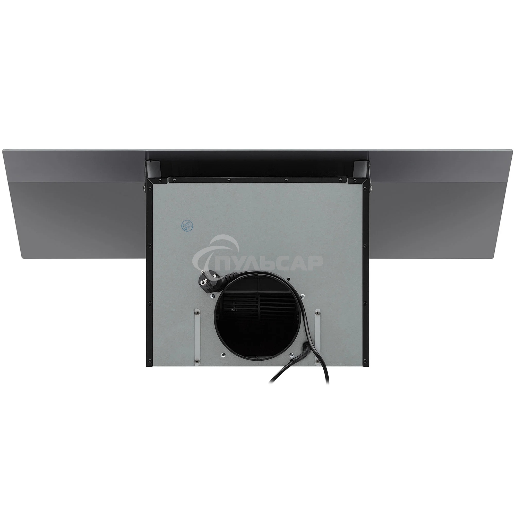 Наклонная вытяжка Krona KRISTEN A 900 black S черный/нерж.сталь