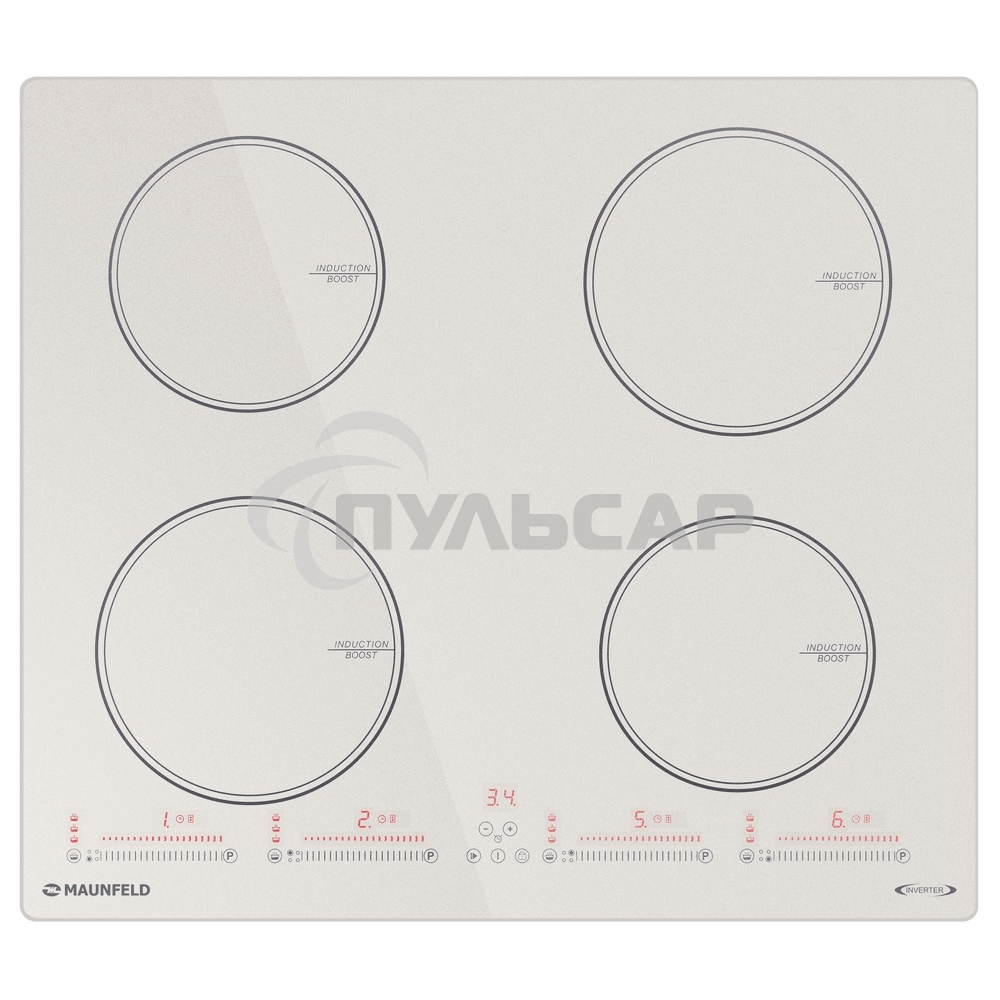 Индукционная варочная панель Maunfeld CVI594SBG Inverter бежевый