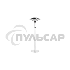 Обогреватель инфракрасный Ballu BIH-LT-3.0 серебристый, карбоновый, 3000 Вт, 20 м2