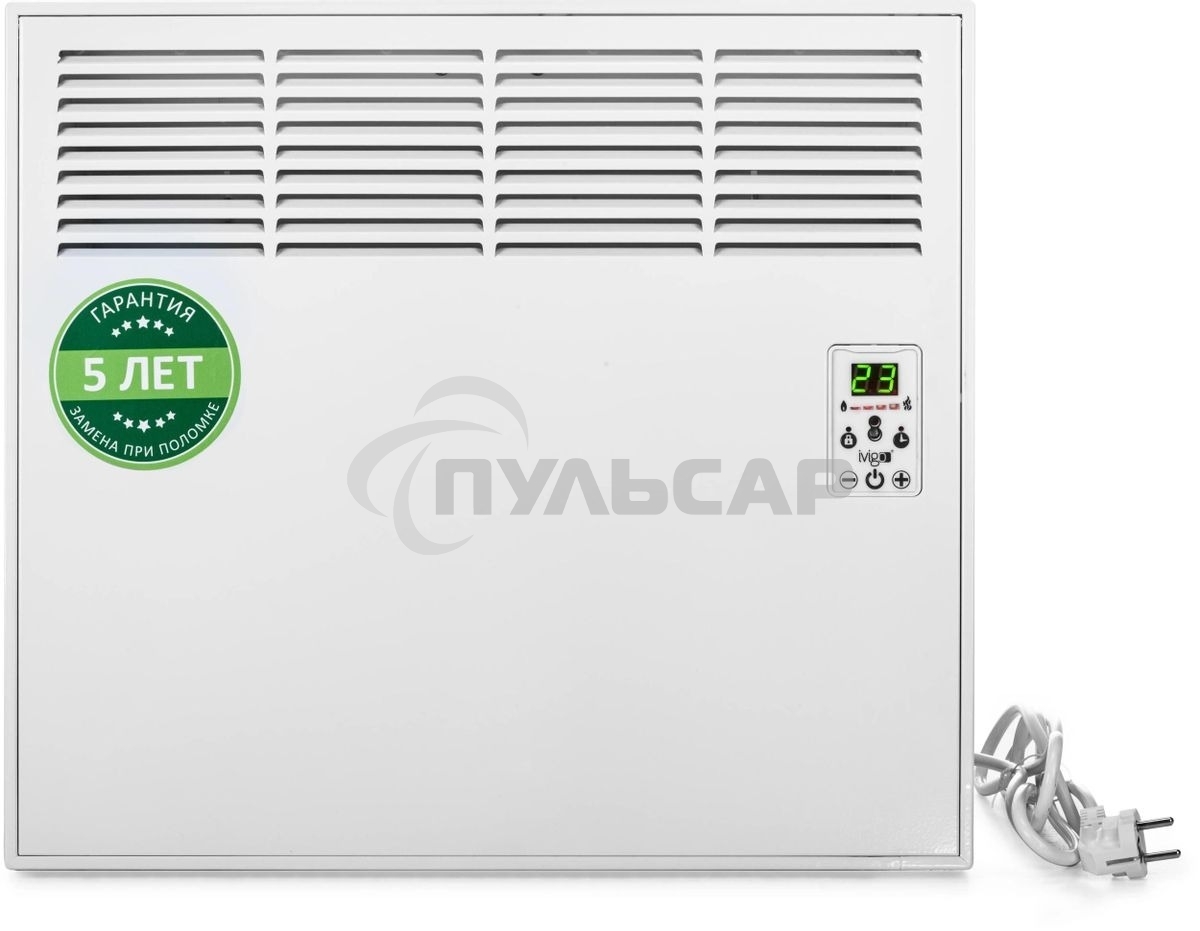 Конвектор ivigo ЕPK E EPK4550E05, 500Вт, с терморегулятором, белый
