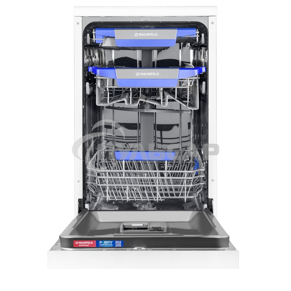 Посудомоечная машина MAUNFELD MWF45230W, белый, 45 см, 10 компл., 49 дБ, класс A++