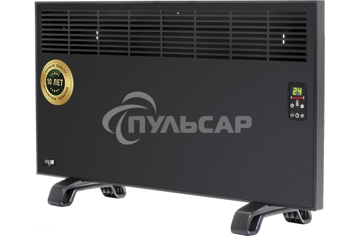 Электрический конвектор iVigo EPK4590E25 2500Вт черный матовый