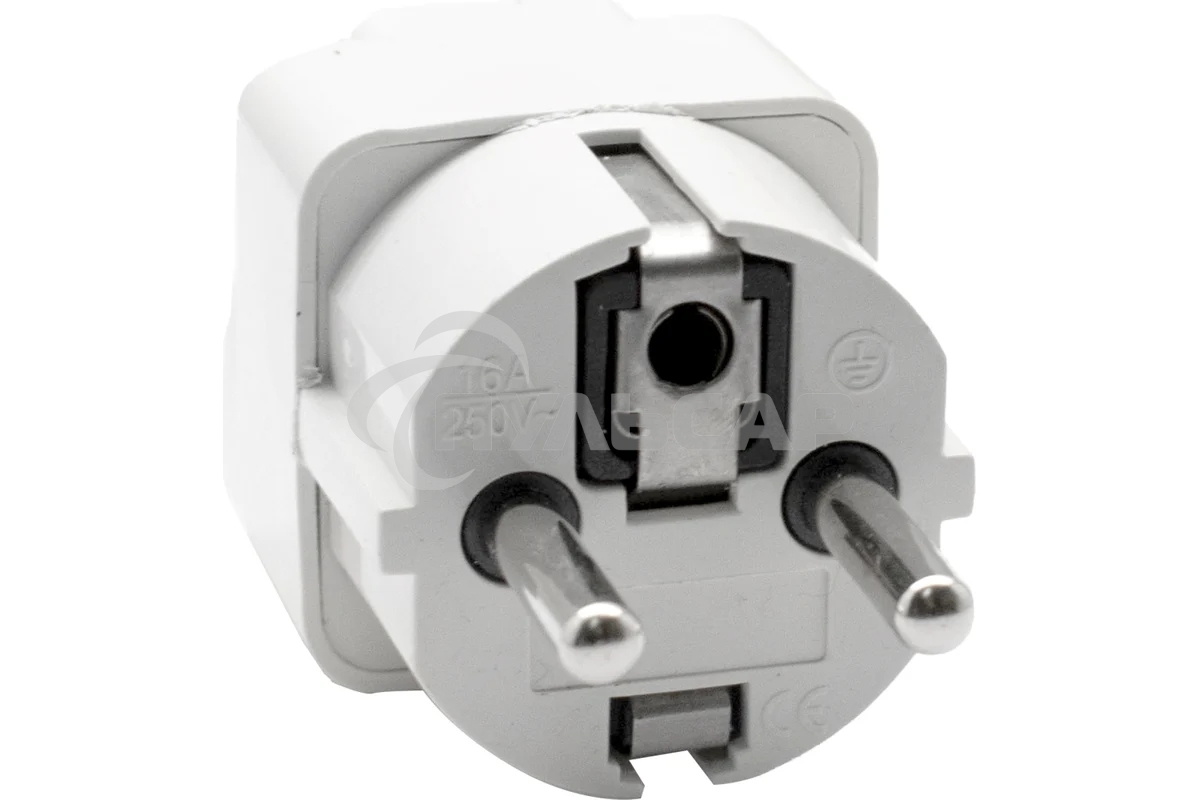 Адаптер сетевой универсальный OXION 220В, 16А, пластик PC, медь, OX-SKTADP220PBAG