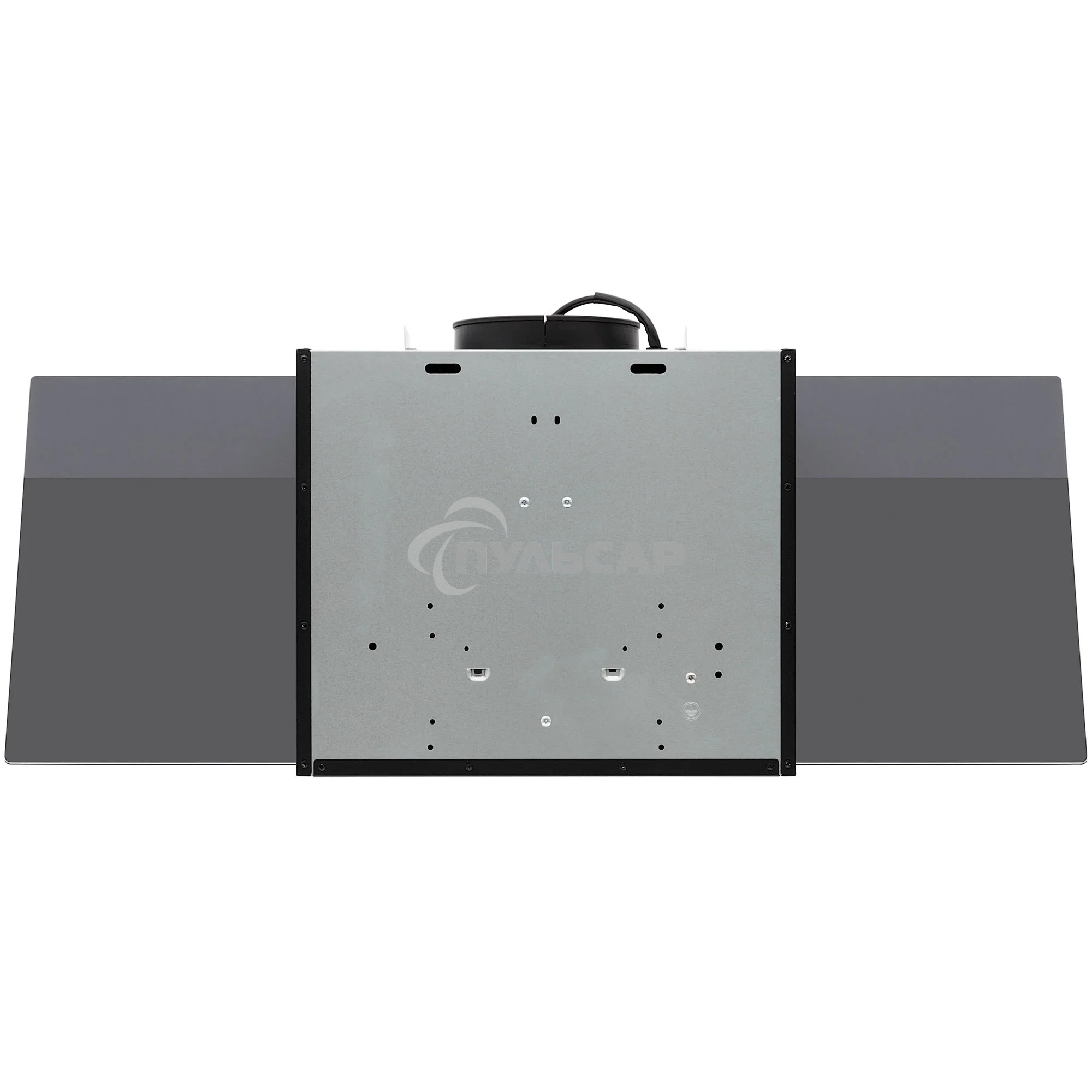 Наклонная вытяжка Krona KRISTEN A 900 black S черный/нерж.сталь