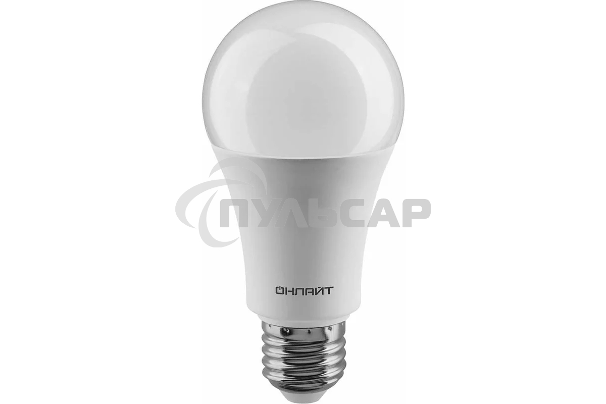 Лампа светодиодная ОНЛАЙТ 61158 OLL-A60-20-230-4K-E27 грушевидная
