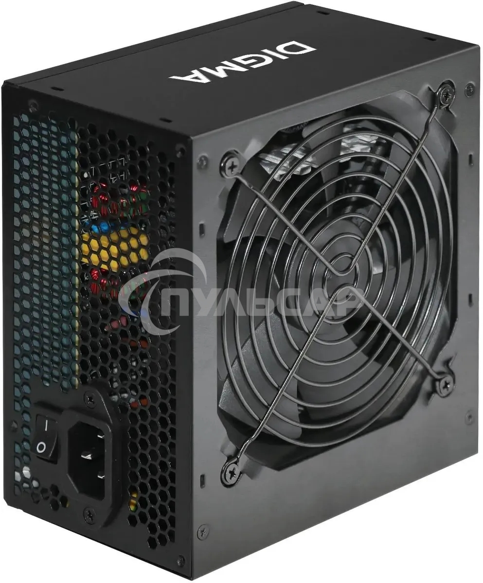 Блок питания Digma DPSU-500W RTL, 500Вт, 120мм, черный