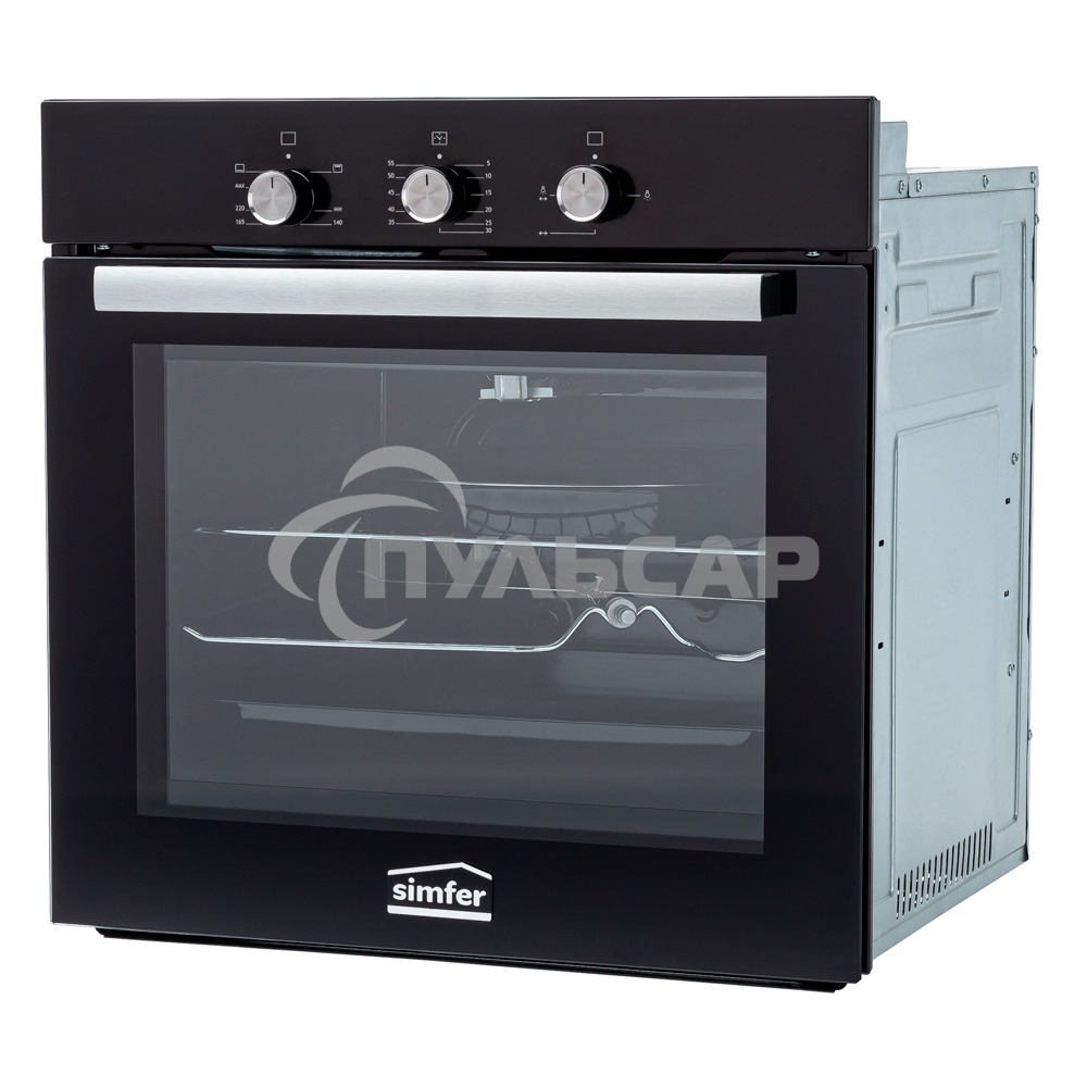 Газовый духовой шкаф Simfer B6GB12016 черный