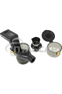 Пылесос вертикальный Centek CT-2573 черный/желтый, питание от аккумулятора, 215 Вт, уборка сухая, пылесборник 0.8 л, работа от АКБ max 45 мин