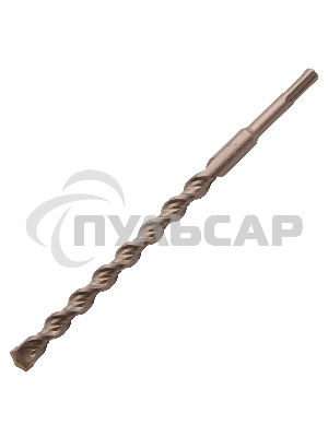 Бур по бетону Denzel двойная спираль, Cobalt W-tip, 16x260 мм, SDS PLUS