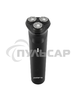 Электробритва роторная Polaris PMR 0411RC ProLong 4D Li+ реж.эл.:3 питан.:элек.сеть/аккум. черный