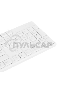 Клавиатура проводная мультимедийная Smartbuy ONE 238 USB белая (SBK-238U-W)/20