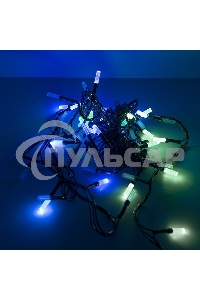 Гирлянда светод. Funray Лучики, SE-BEAM-560M, 5М, 60LED, мульти (4цв.),темно-зел.шнур 0,7м,контр,