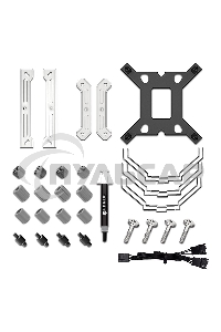 Кулер для процессора ID-COOLING SE-207 XT SLIM белый 120мм алюминий/медь 1800rpm 35.2db 4-pin 220W 135мм