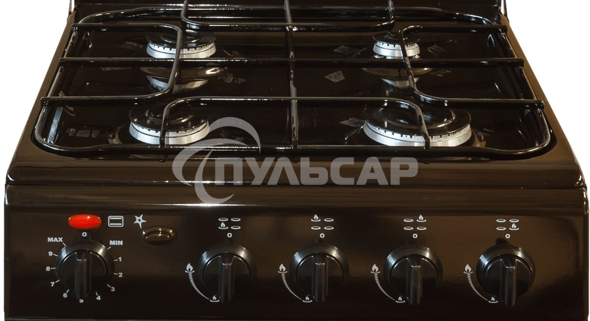 Плита комбинированная Cezaris ПГЭ 1000-03 коричневый, конфорок 4 шт, духовка 45 л, 51 см x 85 см x 52 см