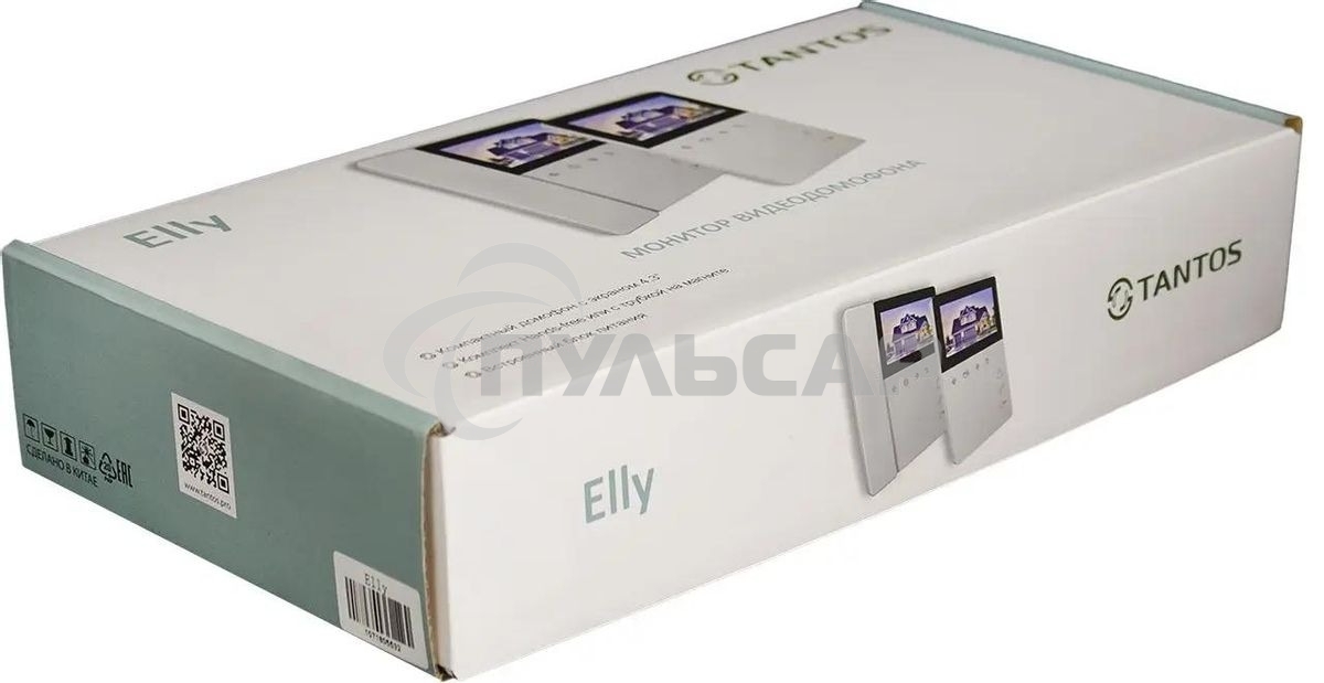 Видеодомофон Tantos Elly белый с трубкой