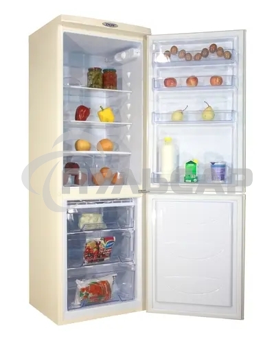 Холодильник DON R-290 BE бежевый мрамор двухкамерный 209/101л морозилка снизу