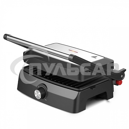 Электрический гриль BQ GR3004 черный-стальной