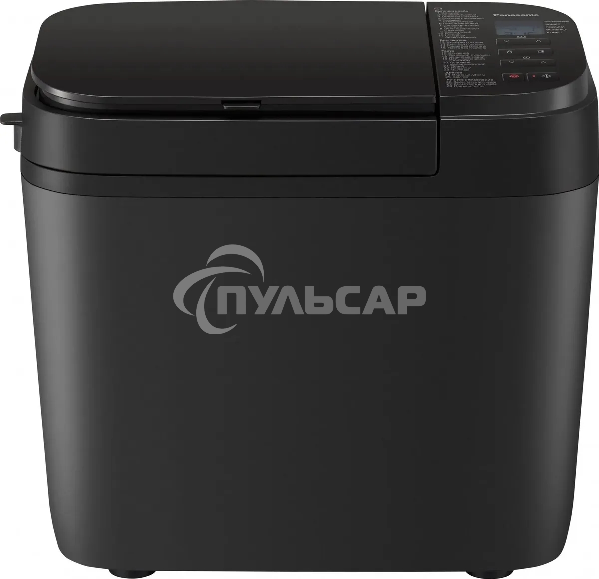 Хлебопечь Panasonic SD-R2530KTS черный, 550 Вт, программ - 28 шт, вес выпечки - 1.1 кг