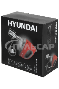 Миксер ручной Hyundai HYM-H4511 500Вт красный/серый