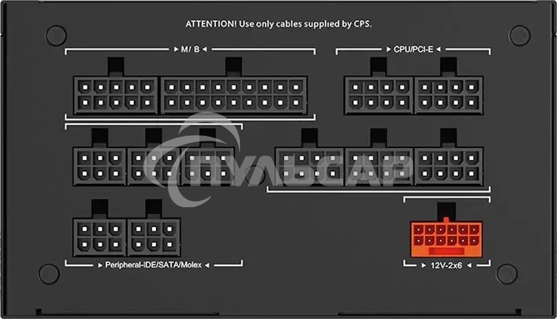 Блок питания PcCooler ATX 1000W P5-YS1000 -G1F Gen.5 80 PLUS gold (20+4pin) APFC 120мм fan 12xSATA Cab Manag RTL