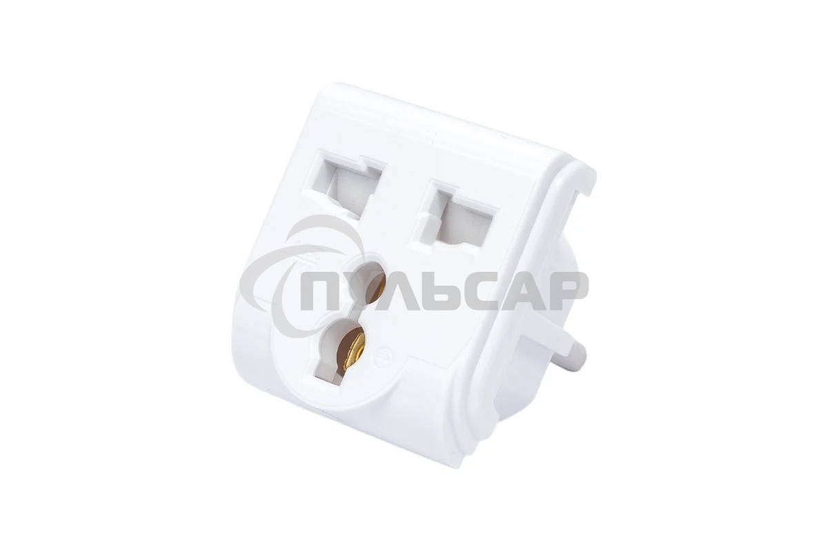 Сетевой адаптер переходник Rexant Квадрат белый 10А упаковка 25 шт 11-1011